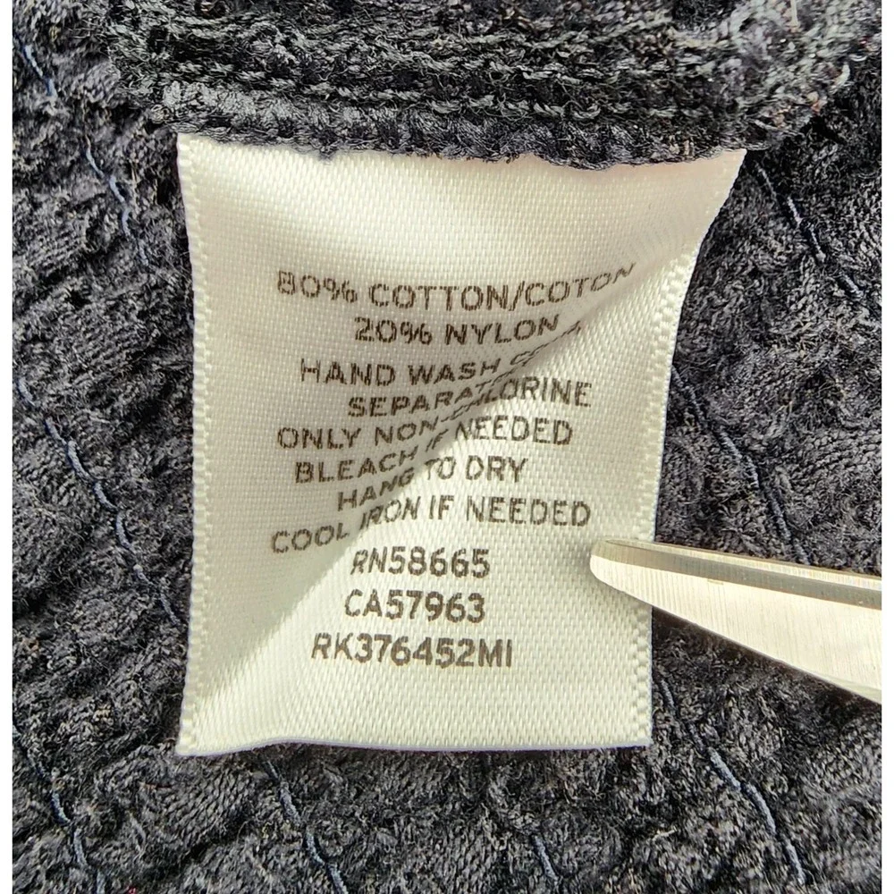 MELROSE‎ AND MARKET NAVY BLUE SWEATER SIZE S WOMENS LACY TOP